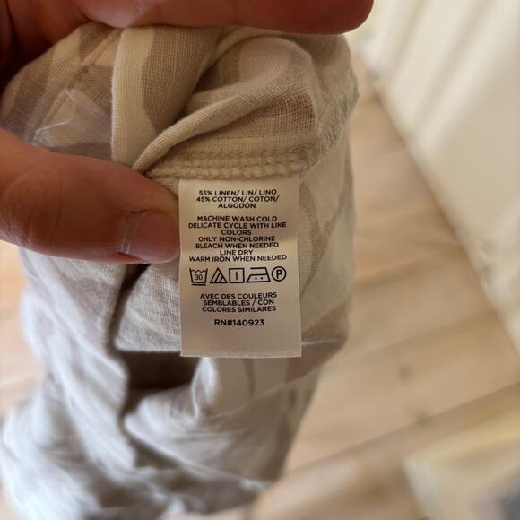 Loft Lou & Grey NWT Jungle Linen Cotton Wide Leg Crop Pant & Tie Front Tank XXL - Picture 15 of 15